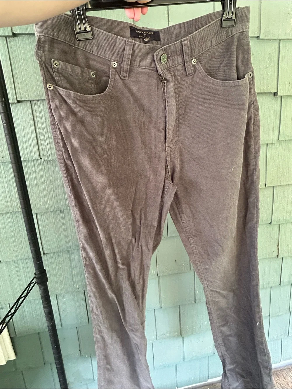 Banana Republic Men's Corduroy Pants in gray